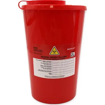Odpadkový koš Neuplast 2L jehla a nádoba na zdravotnický odpad