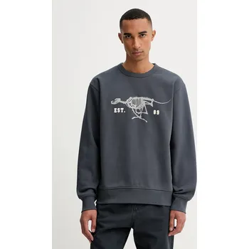 Pánská mikina Mikina G-Star Running dog back pánská, šedá barva, s potiskem, D27095-D733 D27095.D733 90X, vel. L