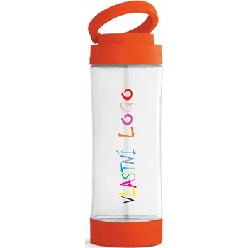 Láhev Skleněná sportovní láhev s PP uzávěrem QUINTANA s potiskem