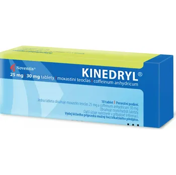 Lék na bolest, zánět a horečku KINEDRYL 25mg/30mg 10 tablet