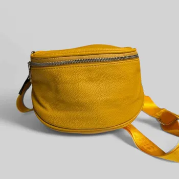 Kabelka Dámská Ledvinka Crossbody Barva: hořčicová