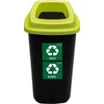 PLAFOR - Koš odpadkový 45l ke třídění odpadu zelený