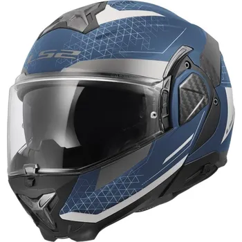 Helma na motorku LS2 LS2 FF910 ADVANT II ASTRAL překlápěcí helma navy-modrá/šedá vel.XL XL