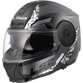 Helma na motorku LS2 LS2 FF902 SCOPE II-06 OXYD výklopná helma černá/titan vel.XL XL