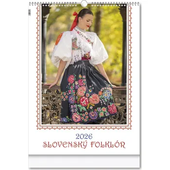 Kalendář Nástěnný kalendář Slovenský folklór 2026
