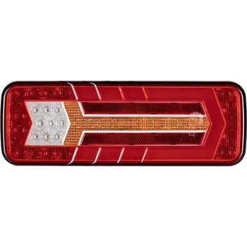 Nakládací rampa pro vozidlo LED zadní světlo, dynamická směrovka, 12/24V - 284x100x37,8mm