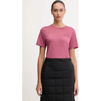 Pánská móda Sportovní triko Jack Wolfskin Vonnan Graphic A63953 růžová 34X, vel. L