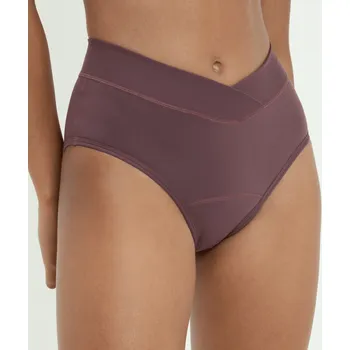 Menstruační kalhotky SNUGGS Hugger - Menstruační kalhotky pro Extra silnou menstruaci - Recyklovaný polyester - Kaštanová