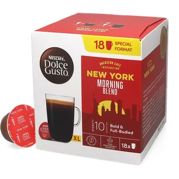 Káva Nescafé | New York Morning Blend - Počet kapslí pro Nescafé® Dolce Gusto: 18