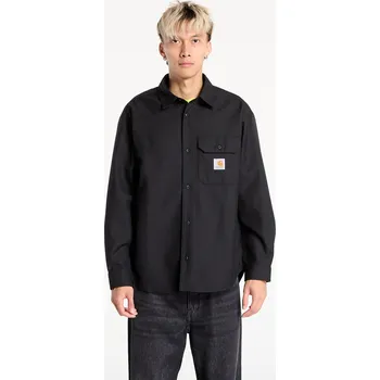 Pánská košile Košile Carhartt WIP L/S Ray Shirt UNISEX Black Rigid XL