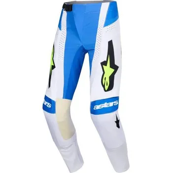Moto kalhoty Kalhoty TECHSTAR KNIF, ALPINESTARS (modrá/černá/žlutá fluo) 2026 34