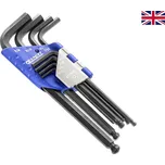 Sada palcových zástrčných klíčů Imbus s kuličkou Tona Expert E117816T