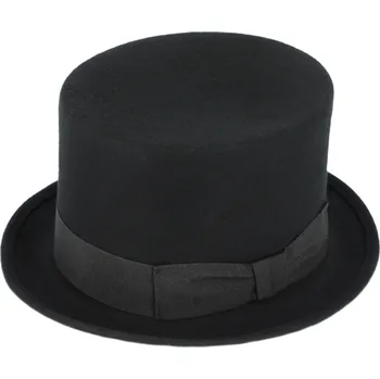 Klobouk Fiebig - Headwear since 1903 Anglický černý cylindr Velikost: 59 cm (L)