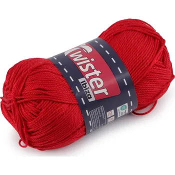 Příze Bavlněná pletací příze Twister Ibiza 50 g