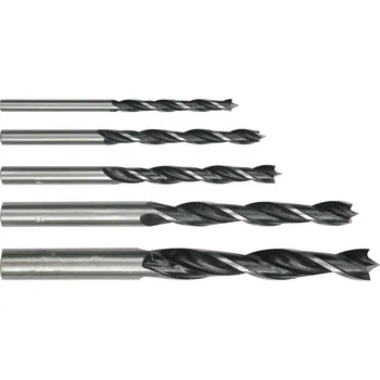 Vrták Sada vrtáků do dřeva spirálové 5ks