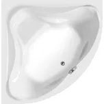 Aqualine DUNAJ rohová vana 140x140x48cm, bílá G1340