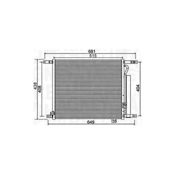 Výparník klimatizace Kondenzátor, klimatizace MAGNETI MARELLI 350203966000