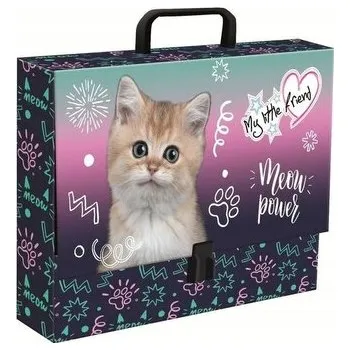 Archivační box Teczka z rączką A4 XL 33x24,8x9cm My Little Friend, Kitty Party, St.Majewski