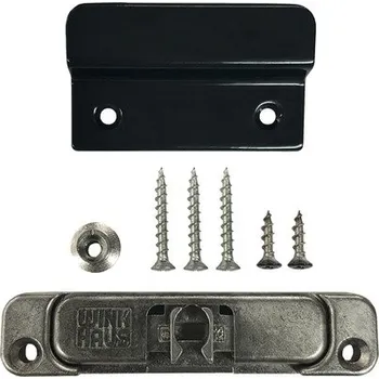 Dveřní kování Zapuštěná klika ARON pro balkónové dveře titan