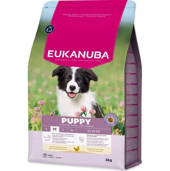 Krmivo EUKANUBA Puppy Medium rich in fresh chicken 3 kg-KS