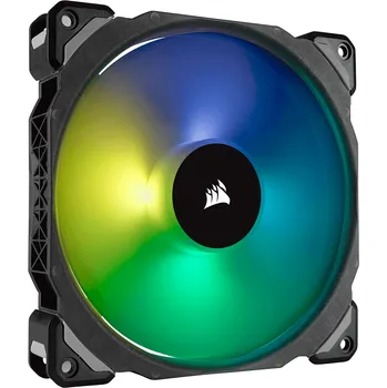 Počítačové chlazení Corsair ventilátor ML140 PRO RGB, 140mm Premium Magnetic Levitation RGB LED PWM Fan, Single Pack