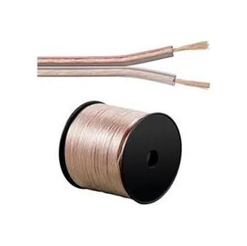 Audio kabel PremiumCord Kabely na propojení reprosoustav 100% CU měď 2x2,5mm 1m