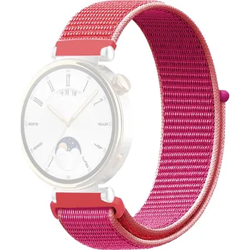 Ostatní příslušenství k chytrým hodinkám VSECHNONAMOBIL 119630 NYLON Vyměnitelný řemínek pro Huawei Watch GT 4 41mm růžový