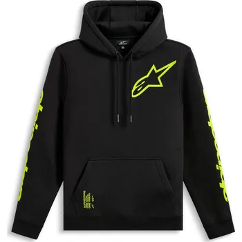 Pánská mikina ALPINESTARS mikina TRIPLE HOODIE černá - M