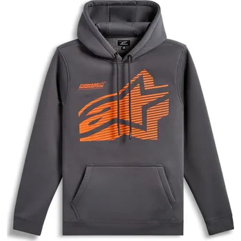 Pánské oblečení ALPINESTARS mikina FASTING HOODIE šedá - 2XL