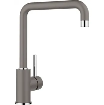 Vodovodní baterie Tato baterie má štíhlé tělo s výtokovou trubicí ve tvaru písmene J, která je navržena pro snadné plnění vysokých hrnců a váz, a vyznačuje se zvětšeným pracovním poloměrem s otočnou výtokovou trubicí o 360° pro větší flexibilitu. Její design a barva jsou d