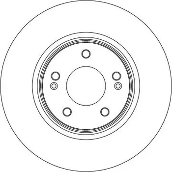 Brzdový kotouč Brzdový kotouč TRW DF6763S