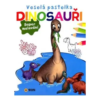 omalovánky Veselá pastelka - Dinosauři