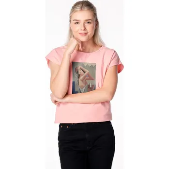 Dámské tričko CityZen - ČAPEK Dámské tričko ALTA světle růžové 44