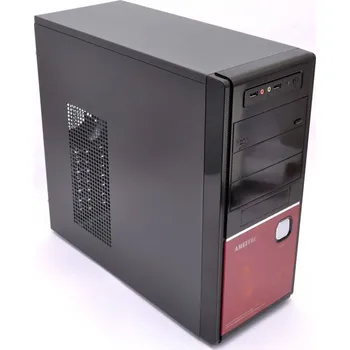 PC skříň AMEI Case AM-C3001BR (black/red)