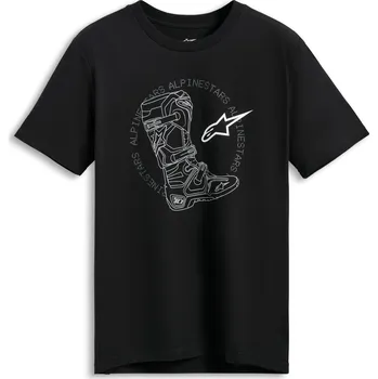 Pánské tričko ALPINESTARS triko TECH BOOT CSF černá - XL