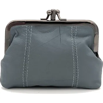 Dámská kožená peněženka Borse Design 51-11-1 tm.šedá Barva: tm.šedá, Velikost: 0