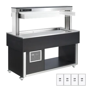 Bufet chlazený GN 4-1/1 - 30 mm, Wenge | RM - TR LIME+ 4W