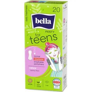 Intimní hygienický prostředek Bella for teens Panty slipové vložky Relax 20ks