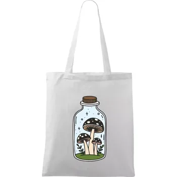 Goblincore láhev - Taška bavlněná - 42 x 38 cm ( Bílá )