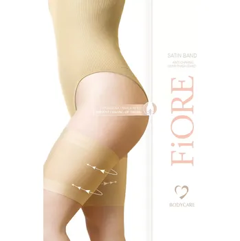 Dámské punčochy Fiore Satin Band saténový pásek proti otlakům barva:nude 3/4-M/L