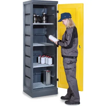 Ekologická skříň PolyStore, z plastu, Š 60 cm, 4 rošty zinkované, typ PS 620-4