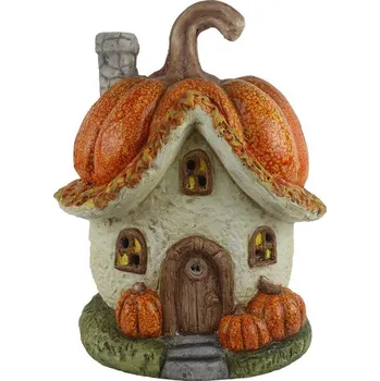 Dýňový domeček s LED osvětlením X6160