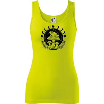 Dámské tričko Goblincore fáze měsíce - Dámské tílko - M ( Limetková )