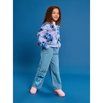 Dívčí džíny Sinsay - Džíny Stitch - modrá - 512DP-55J - 512DP-55J-98-2