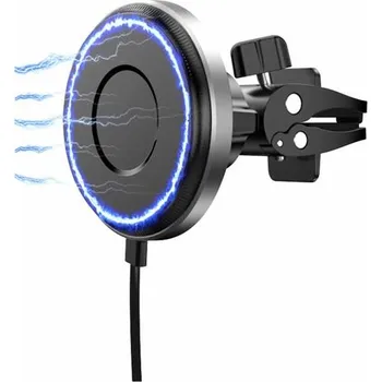 Držák do auta iPEAX DRŽÁK DO AUTA S BEZDRÁTOVÝM NABÍJENÍM HOLDEX PRO ČERNÝ