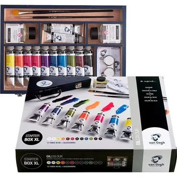 Olejová barva Van Gogh Starter Box XL Sada olejových barev 12 x 40 ml