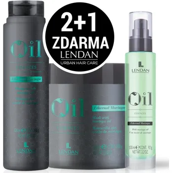 Kosmetická sada Lendan Moringa Ethernal šampón 300 ml + maska na vlasy 500 ml + olej na vlasy 100 ml dárková sada