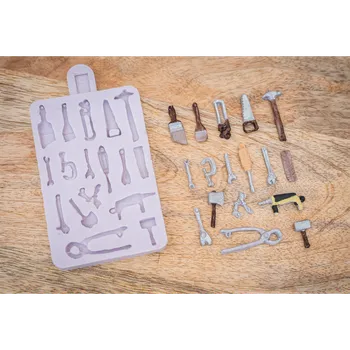 Forma na pečení Silikonová forma miniaturní nářadí - Karen Davies