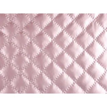 Metalický zateplený prošev na oděvy, tašky, doplňky, barva 1 pudrová