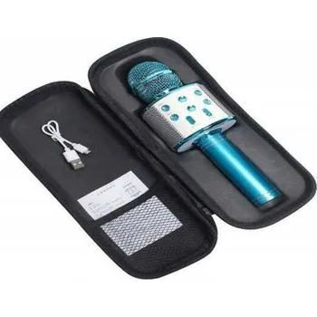 Mikrofon VERK GROUP Mikrofon WS-858 v pevném ochranném pouzdře- růžový